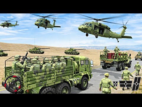 Offroad Army Cargo Truck Simulator 3D | Us Military Truck Driving Game 2026 | Cargo Transport