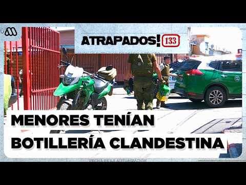 Atrapados! 133 | Carabineros encuentra botillería clandestina a cargo de menores de edad