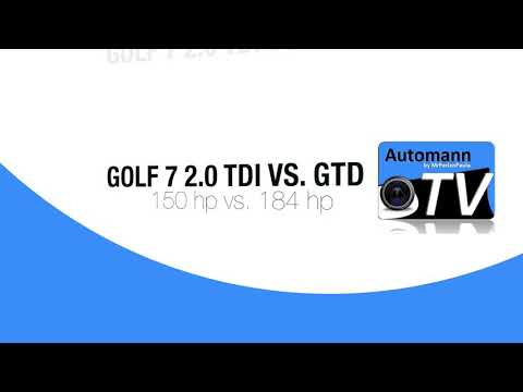 Golf 7 2.0 Tdi vs Golf GTD.