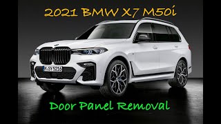 2021 BMW X7 Door Panel Removal