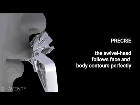 How the SHAVENT swivel head razor works - smooth, precise, elegant & completely plastic free (engl.)
