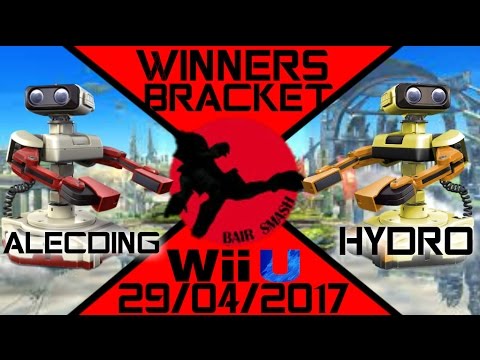 Bair Smash 12 Winners Round 1- Alecding (R.O.B.) Vs. Hydro (R.O.B., Corrin) - Smash Wii U