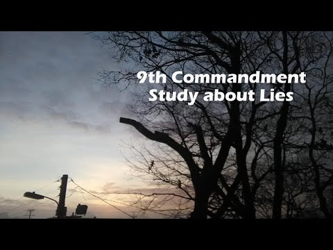 9th Commandment - Study About Lies - Musical Bible Study - Fellowship Times Christian Church