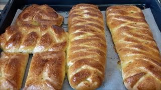 Плетенки с творожной начинкой