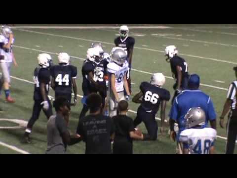 2016 Football Season   Pebblebrook Falcons vs Campbell Spartans   8th grade