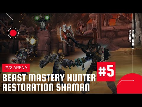 World of Warcraft: Shadowlands | 2v2 Arena | BM Hunter & Resto Shaman #5