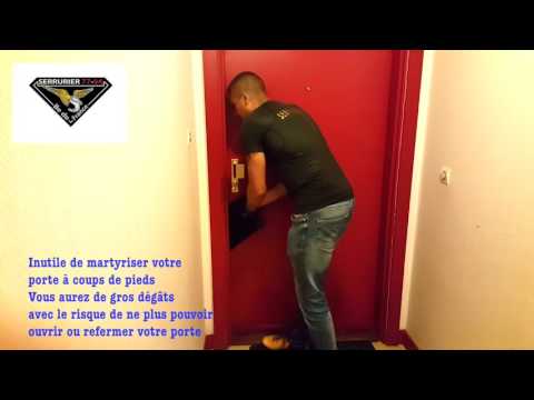 Comment ouvrir une porte claquée sans rien casser