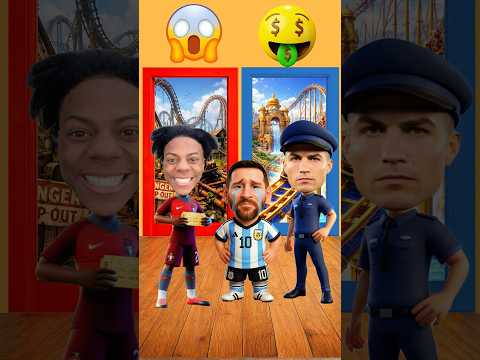 ¡Speed ROBA el BOLETO DE MESSI😱🎢!-Ronaldo🐐,Messi🥶,RonaldoJr🤩,Georgina💋🔥.