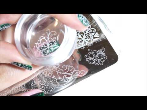 Double stamping tutorial using clear stamper from Born Pretty Store
