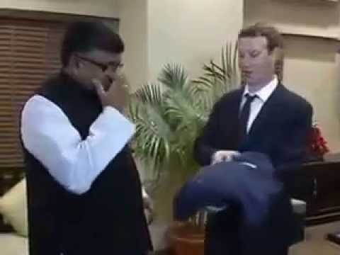 IT & communications minister Ravi Prasad meets Facebook CEO Mark Zuckerberg