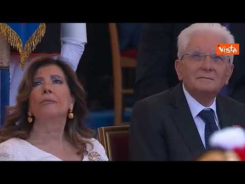 La reazione di Mattarella alla spettacolare parata di elicotteri per la Festa della Repubblica