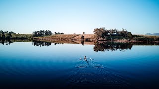 Rowing on a MIRROR by Drone!