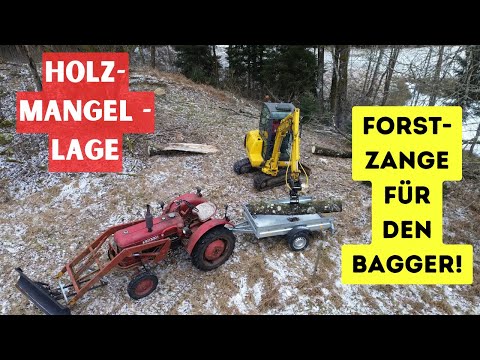 Forstzange & Bagger: Holzknappheit neu gedacht