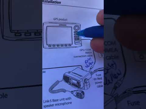 Connect Chartplotter/GPS to VHF Radio for DSC and position data