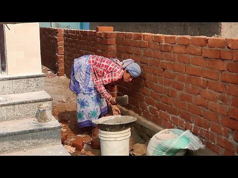 10' 'inchi Pilar 5''inchi deyal ka deewar kaise banaye ।।@yubarajmistri294