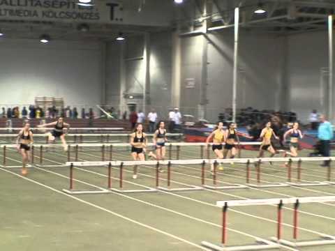 60 m gátfutás serdülő leány 1. futam