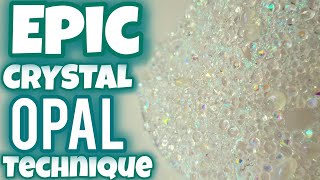 I am OBSESSED!😍 My BEST NEW CRYSTAL & OPAL Creation YET! Dollar Tree HACK!