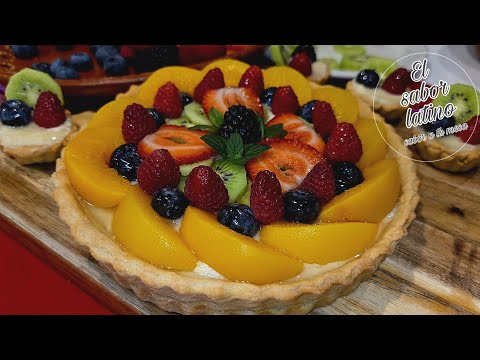 🔴 ¡Tartaleta de Frutas con Crema Pastelera!  Riquisima💥