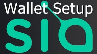 How to set up Sia Wallet for  Sia Coin (SC)