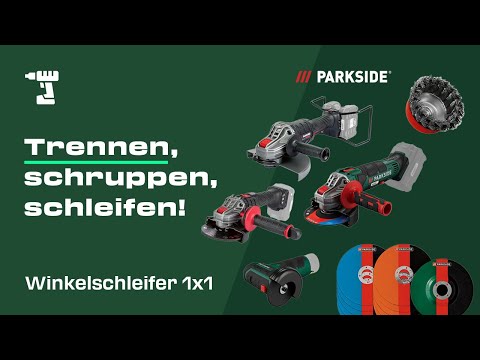 Winkelschleifer 1x1🛠️: Alles rund um Winkelschleifer schnell erklärt | PARKSIDE Tool-Talk