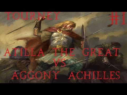Total War: Rome 2 Youtubers Tournament: Atilla The Great vs Aggony Achilles (Tourney Match 1 of 3)