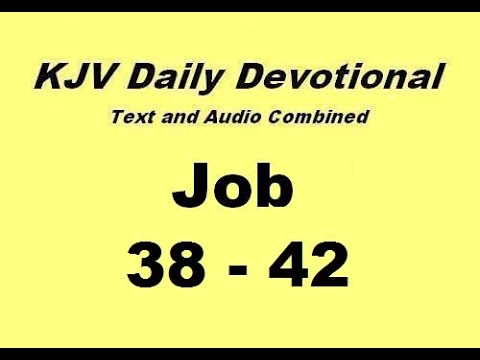 06-17 Job 38-42 KJV Daily Devotional