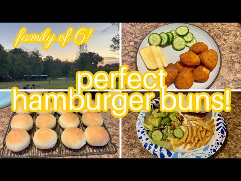 HOMEMADE HAMBURGER BUNS & SLOPPY JOES!