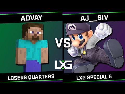 Advay (Terry/Steve) vs aj__siv (Mario) -  LXG Special 5 - Smash Ultimate
