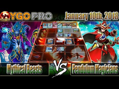 Mythical Beasts vs. Pendulum Magicians (YGOpro Duels) They Took Too Long to Make Spell Counters Good