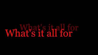 RED ~ Still Alive (Looking For A Reason) ~ Lyrics