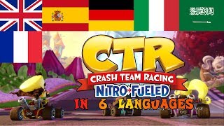 Crash Team Racing Nitro Fueled in 6 Languages