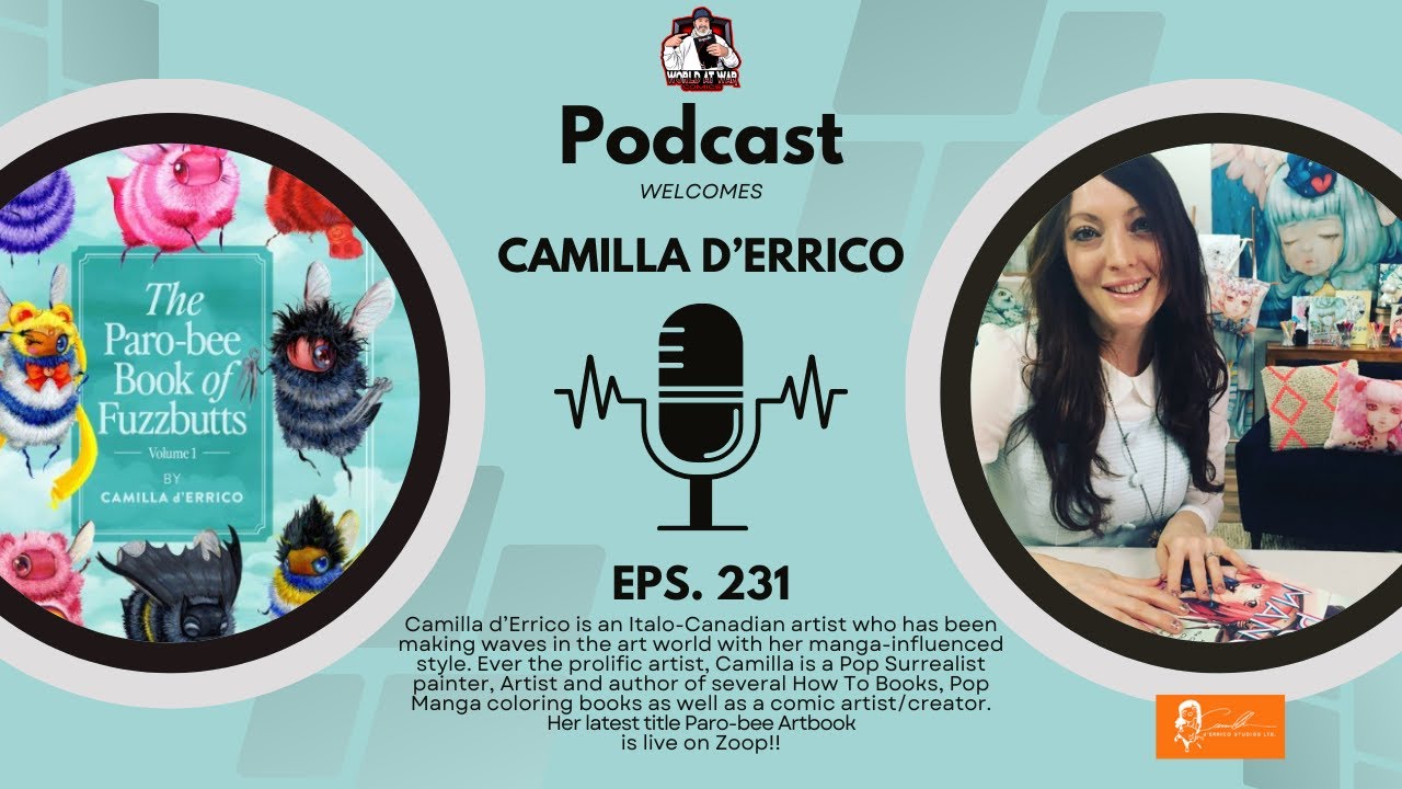 Camilla D'Errico continues to stun with her unique Manga - Pop Surreal artwork in her latest title!