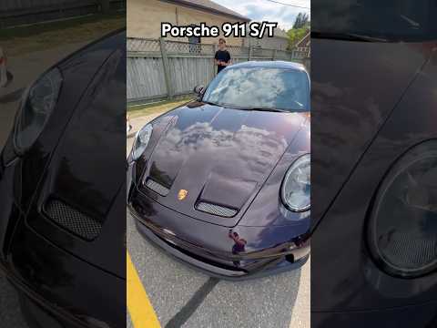 Amazing Limited Edition Porsche 911 S/T 518hp 4.0 Flat 6 with 9000 rpm redline. #porsche #supercars