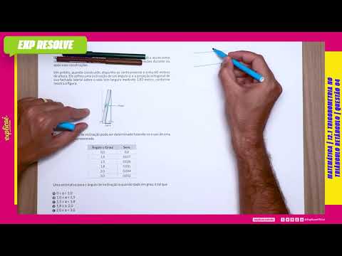 A FAMOSA TORRE DE PISA, LOCALIZADA NA ITÁLIA, ASSIM (...) | TRIGONOMETRIA NO TRIÂNGULO RETÂNGULO