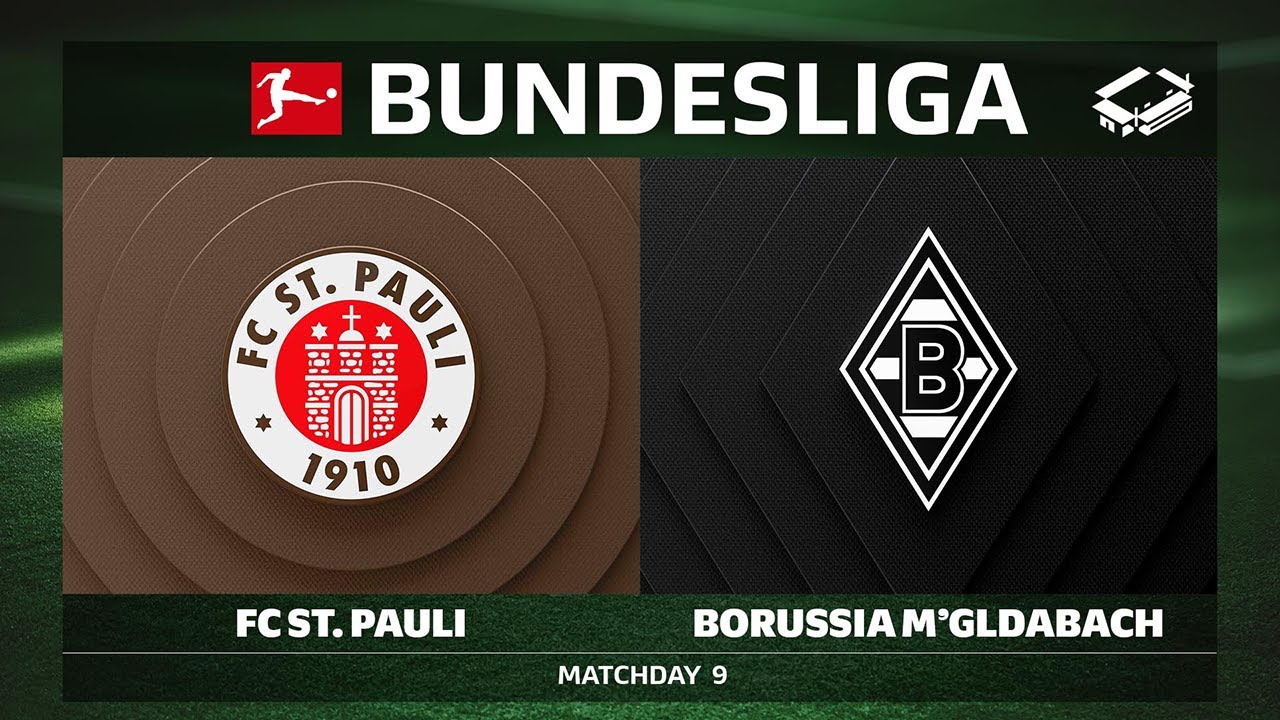 FC St. Pauli vs. Borussia Mönchengladbach | Matchday 9 - Bundesliga 2025/26
