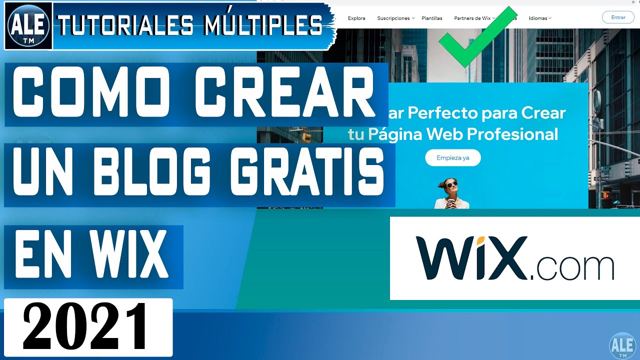 Como Crear Un Blog Gratis En Wix