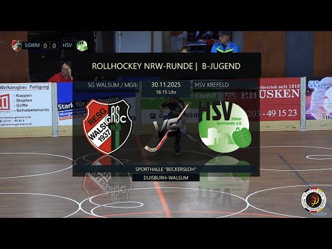 🏑 ROLLHOCKEY | NRW-LIGA| B-JUGEND | 🔴 SG Mönchengladbach/Walsum 🆚 🔴 HSV KREFELD