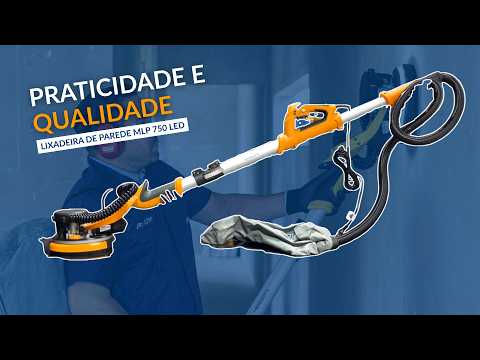 Lixadeira de Parede 750W 110V com Braço Extensível MENEGOTTI-MLP750 - Vídeo