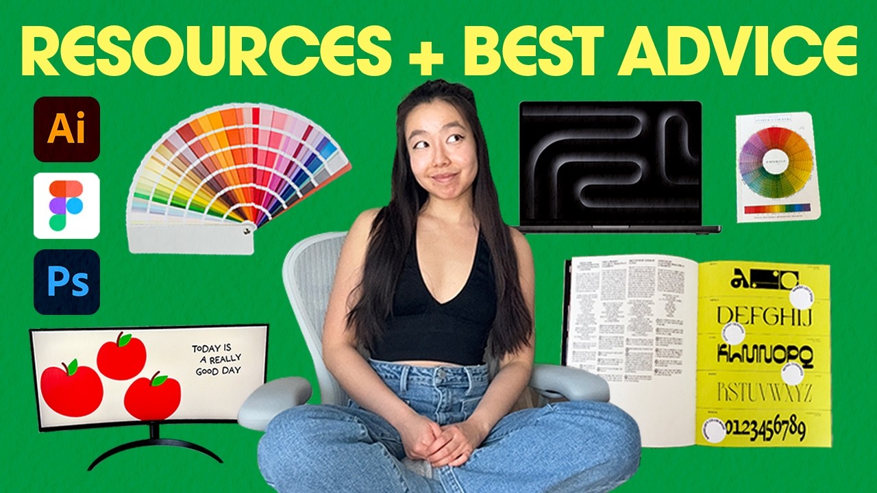 how to be a graphic designer in 2026 (free resources & my best advice)