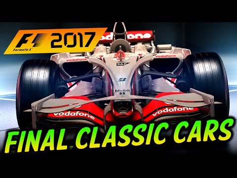 F1 2017 Game: LAST CLASSIC CARS REVEALED! McLaren Icons