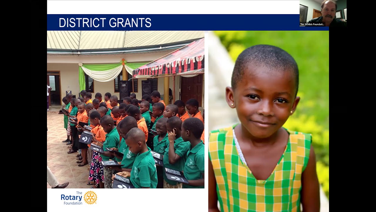 The Rotary Foundation with PDG Tim Schilds