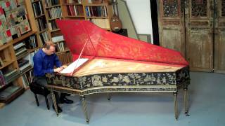 Harpsichordist Jonathan Rhodes Lee plays Bach Partita #5, 1st movement