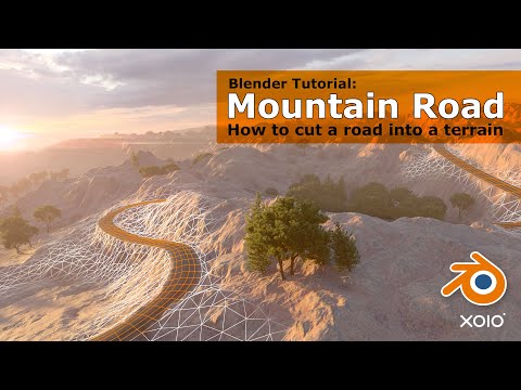How to do a Mountain Road - Blender Tutorial