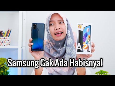 Samsung Galaxy A21s Unboxing Indonesia! Test Antutu