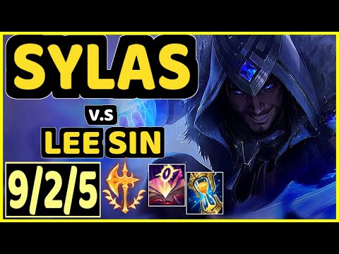 SYLAS vs LEE SIN - 9/2/5 KDA MID CHALLENGER GAMEPLAY - EUW