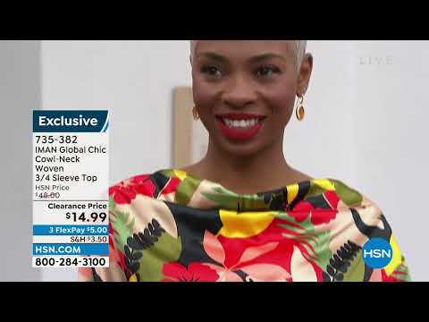 HSN | Monday Morning Markdowns - IMAN Global Chic Fashions 08.01.2022 - 10 AM
