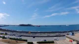preview picture of video 'Costa Concordia Arrivo a Genova Timelapse'