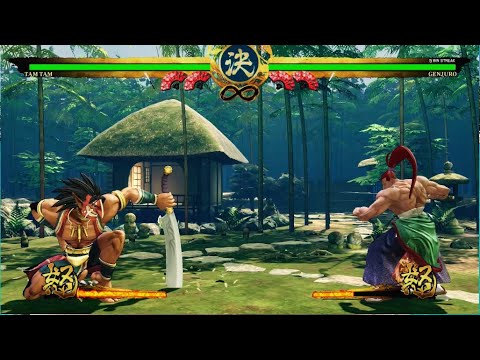 Samurai Shodown - Tam Tam VS  Genjuro