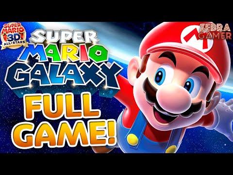 Super Mario Galaxy Full Game Walkthrough!