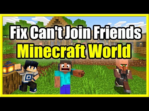 How to FIX Can't Join Friends Minecraft Game PS4 & Connect Easy (Easy Method!)